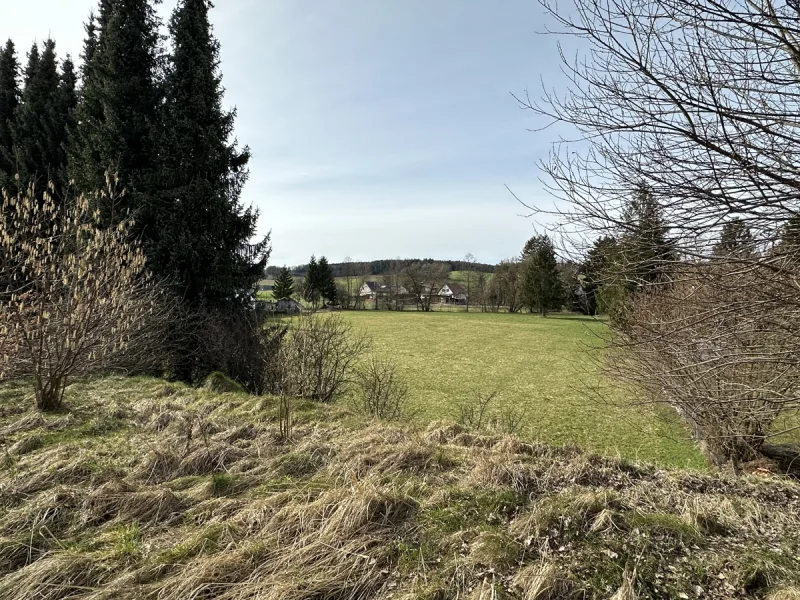 Westblick - Grundstück kaufen in Mickhausen - Seltene Chance! Baugrundstück mit unverbaubarem Ausblick