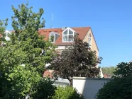 Aussicht "ins Grüne" vom Garten und vom Haus