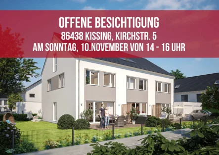 Offene Besichtigung - Haus kaufen in Augsburg / Hochzoll-Nord - Energieeffizientes Familiendomizil mit Garten