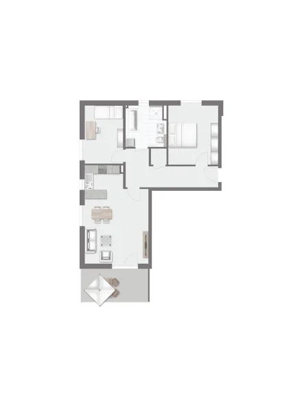 Grundriss schematisch Whg. Nr. 31