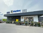 Supermarkt vor Ort