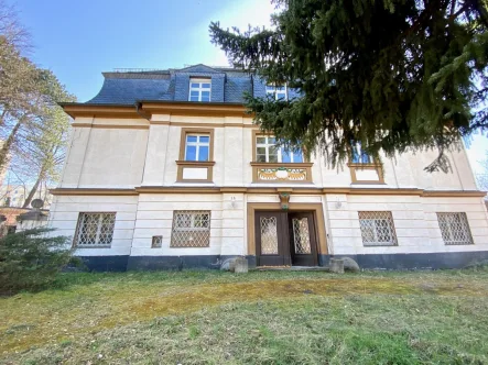 Nordansicht - Haupteingang - Haus kaufen in Neustadt an der Orla - Denkmalgeschützte Villa- Bebauung erweiterbar!