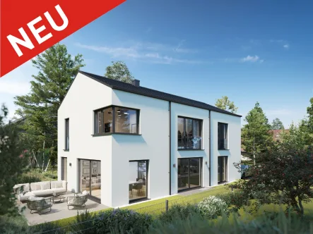 Exklusives Wohnen! - Haus kaufen in Eching - ECHING: NEUBAU - EXKLUSIVES WOHNEN AM AMMERSEE!