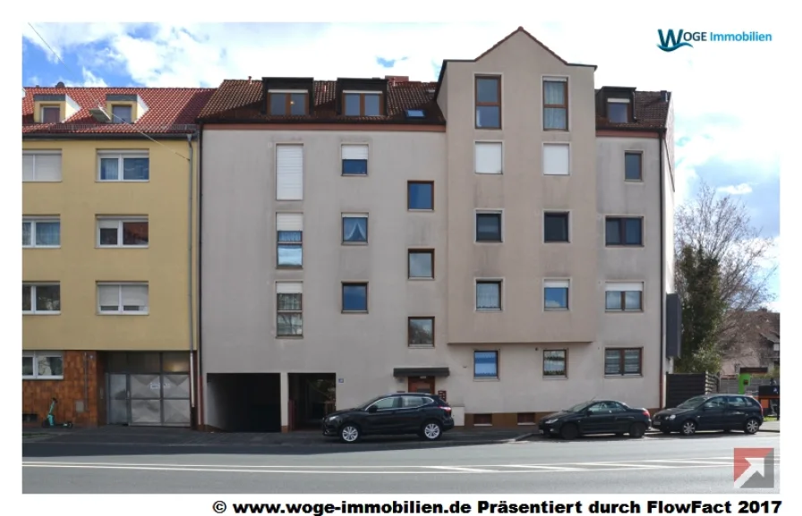 Ansicht - Wohnung kaufen in Nürnberg - gut geschnittene 3-Zi-Whg. mit Balkon und Stellplatz, provisionsfrei