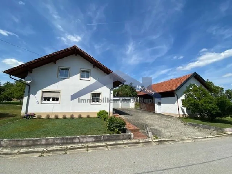 Hausansicht - Haus kaufen in Künzing - Gepflegtes Einfamilienhaus in idyllischer, ruhiger Einzellage in Vilshofen/Forsthart