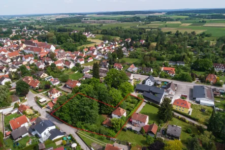  - Grundstück kaufen in Pöttmes - Traumgrundstück mit attraktivem Baurecht und historischer Villa 