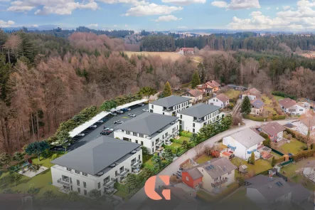 Wohnpark Alpenpanorama - Zinshaus/Renditeobjekt kaufen in Bad Griesbach im Rottal - KfW 40 NH Förderung - Neubau-Mehrfamilienhaus mit 14 Wohneinheiten und 28 Stellplätzen