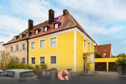 Hausansicht - Haus kaufen in München - Charmantes Haus mit 3 Einheiten