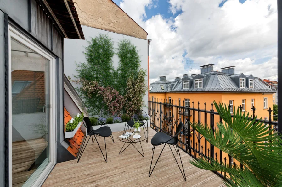 Visualisierung Terrasse