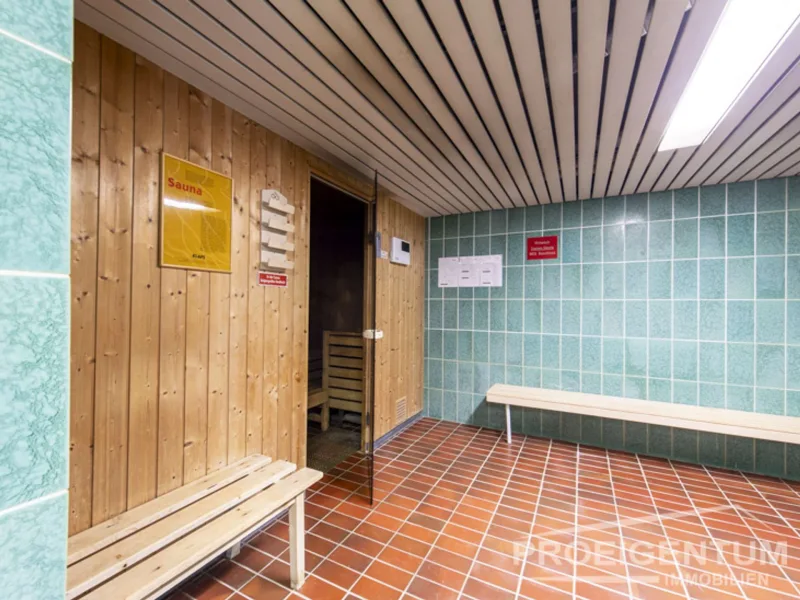 Zugang zur Sauna