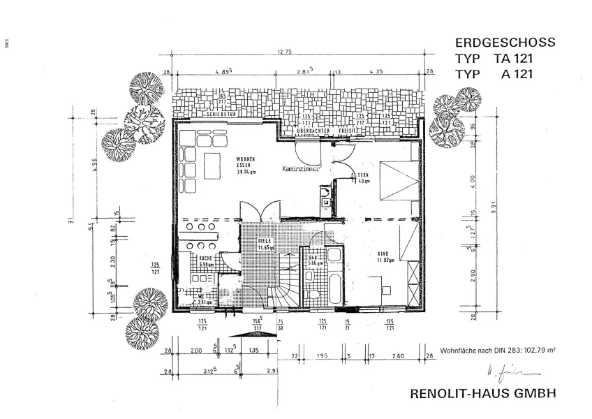 Grundriss Erdgeschoss