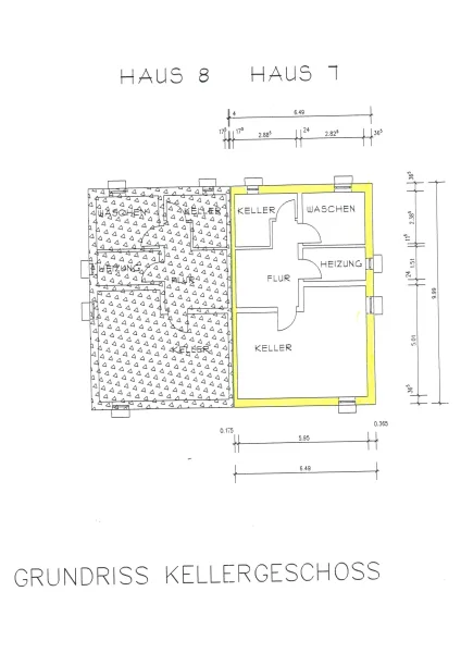 Grundriss Kellergeschoss