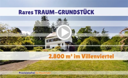 Villen-Grundstück in Augsburg-Neusäss - Grundstück kaufen in Neusäß - Riesiges Traumgrundstück mit parkähnlichem Flair!