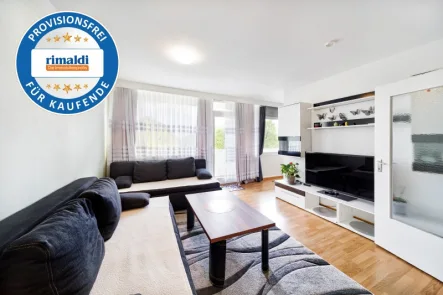 Wohnzimmer - Wohnung kaufen in München - Großhadern: Sonniges 1 ½-Zimmer-Apartment