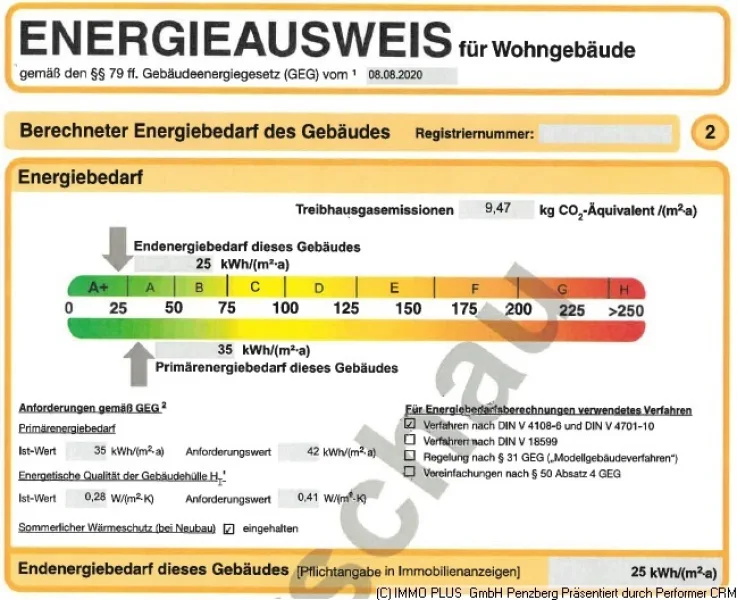 vorläufiger Energieausweis