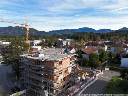 Unser Neubauprojekt - Wohnung kaufen in Penzberg - 1 Zi.- NB-Appartement mit SW Balkon mit Bergblick