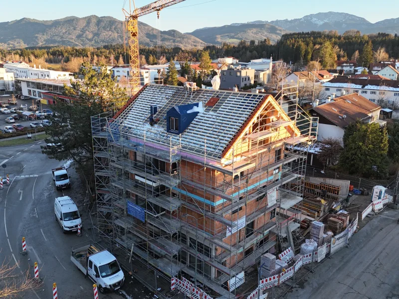 Unser Neubauprojekt - Wohnung kaufen in Penzberg - 1 Zi.- NB-Appartement mit SW Balkon mit Bergblick