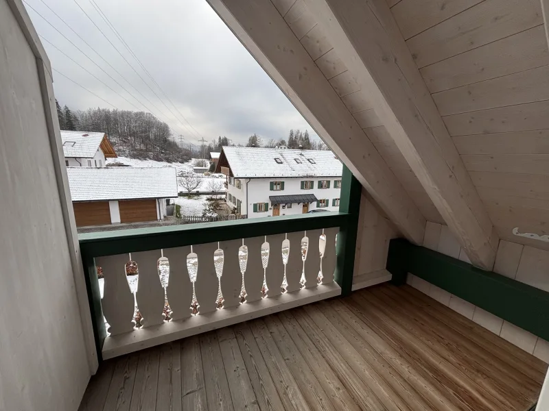 Balkon vom Schlafzimmer