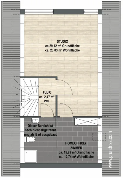 Grundriss STUDIO