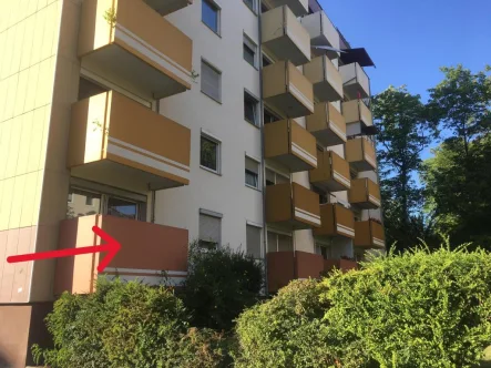 Aussenansicht - Wohnung kaufen in Nürnberg - Nürnberg-Schoppershof 1,5-Zi. ETW m. Balkon