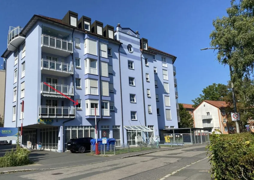 Aussenansicht - Wohnung kaufen in Fürth - schöne, helle 3-Zi. ETW m. Lift u. Balkon Fürth-Hardhöhe