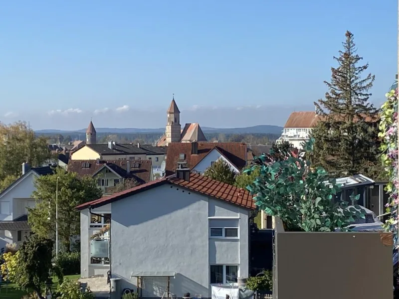 Ausblick v.d. Terrasse - Wohnung kaufen in Gunzenhausen - Dachterrassenwohnung (3-Zi.) in Gunzenhausen