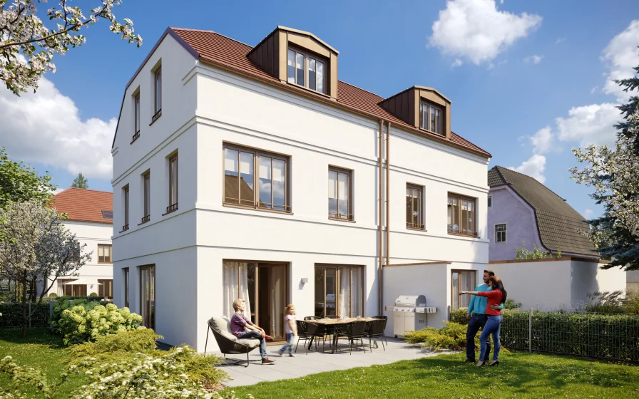 Haus 4-5 - Haus kaufen in Krailling - HEGERICH: Befristetes Angebot zum Baustart: Neubau-Doppelhaushälfte im schönen Krailling!
