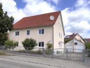 1720 Ansicht Südost mit Garage