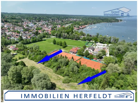 Traumhafte Seelage - Grundstück kaufen in Dießen am Ammersee - Exklusives Freizeitgrundstück am Ammersee: Idealer Inflationsschutz