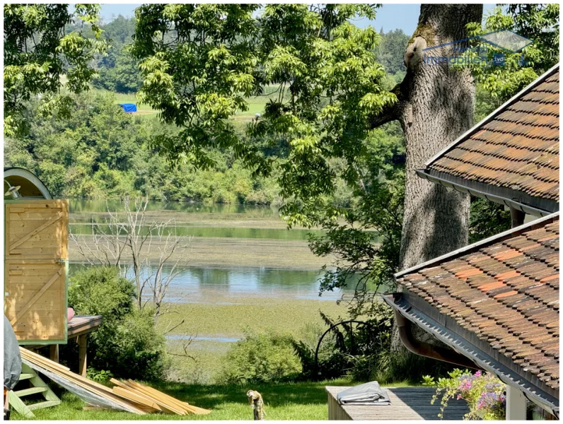 Toller Lechblick - Wohnung kaufen in Vilgertshofen / Mundraching - Zwei Wohnungen mit 218,5 m² sowie 187,5 m² Nutzfläche inkl. Ausbauflächen, Garten & Lechblick