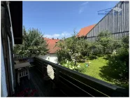 Balkon mit Gartenblick