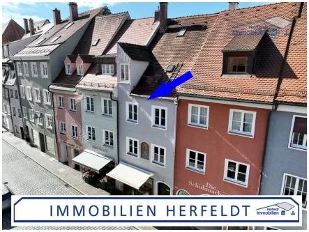 Traumhaftes Altstadthaus - Haus kaufen in Landsberg am Lech - Altstadtjuwel mit Sonnengarten, Dachterrasse & Ladenlokal auf 4 Ebenen in Bestlage - zum Verlieben!