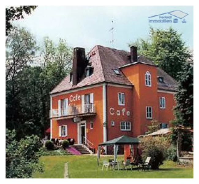 Traumhafter Garten des Villenanwesens - Gastgewerbe/Hotel mieten in Bad Wörishofen - Historische Villa mit großem Potenzial: Hotel & Restaurant auf Parkanwesen am Kurpark zu verpachten