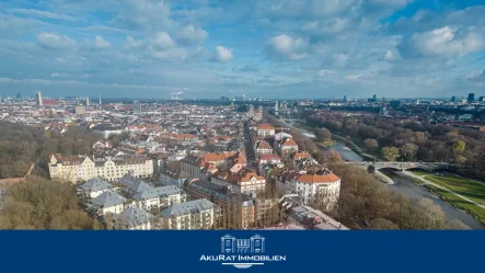 AkuRat Titelbild - Wohnung kaufen in München - AkuRat Immobilien - Apartment in M.-Isarvorstadt (Dreimühlenviertel) an der Isar!