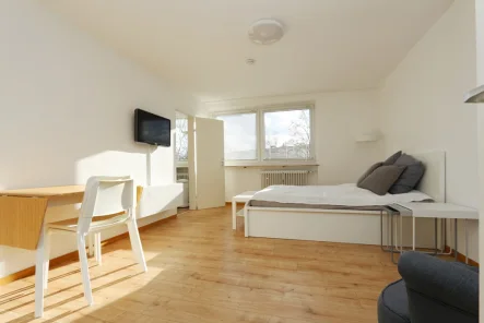 Wohnen Schlafen 2 - Wohnung mieten in München - vollmöbliertes Apartment in M.-Solln - ab sofort verfügbar!