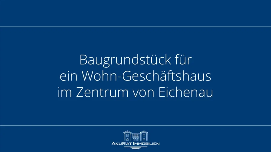 Titelbild Eichenau - Grundstück kaufen in Eichenau - Bauträger aufgepasst!Baugrund bebaubar mit bis zu ca. 2.350m² Geschossfläche im Herzen von Eichenau