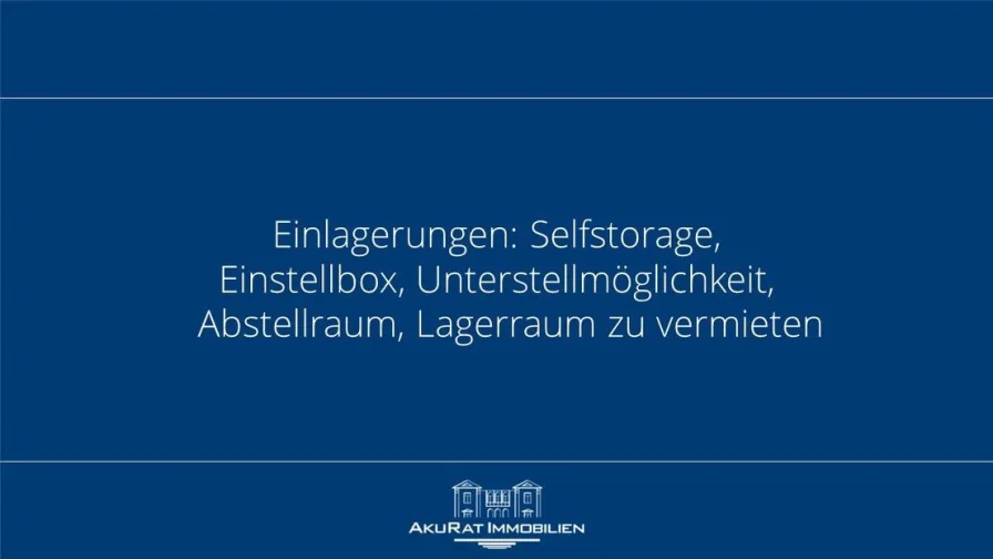 Self Storage - Halle/Lager/Produktion mieten in Weilheim - Lagerfläche, Self Storage,  Einlagerungsmöglichkeit in Weilheim zu vermieten