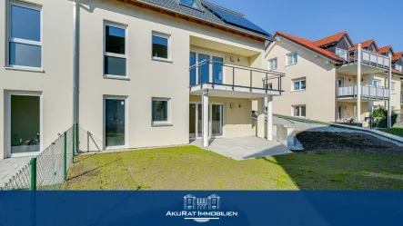 Neubau Erdgeschoss Wohnung - Wohnung kaufen in Maisach - Bezugsfertig! 3+1-Zi.Maisonettewhg. in Maisach  m. Garten - A+ Photovoltaik u. Balkonkraftwerk