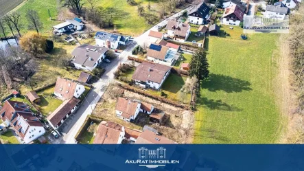 Nordostansicht - Grundstück kaufen in Lengdorf - Bauträger aufgepasst! Baugrundstück für 4 Doppelhaushälften mit Baugenehmigung in Lengdorf
