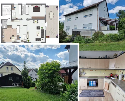 FH498_Titel - Haus kaufen in Seybothenreuth - Bezugsfreies Zweifamilienhaus mit 3 Felsenkellern und Doppelgarage in Seybothenreuth