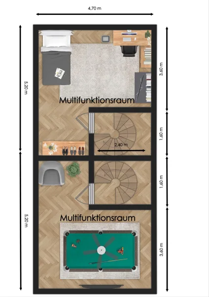 Waldstraße 55e Maissonete