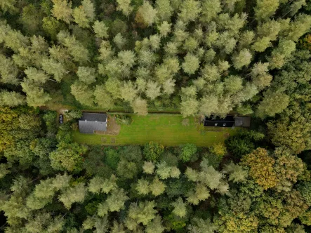 Luftbild  - Haus kaufen in Kleve - Naturliebhaber aufgepasst!! Einmalige Gelegenheit **ein Haus mitten im Wald**!!!