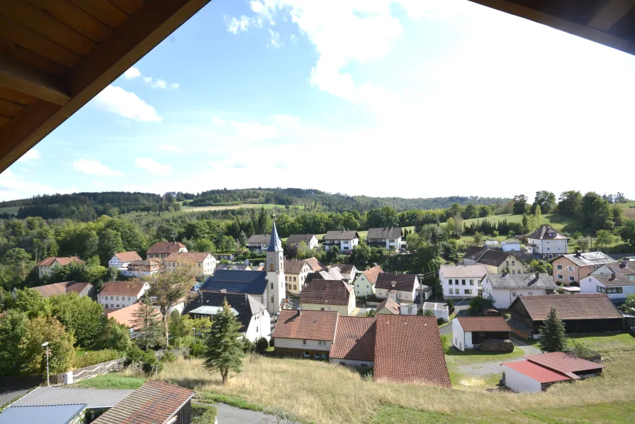 Herrlicher Blick vom Balkon