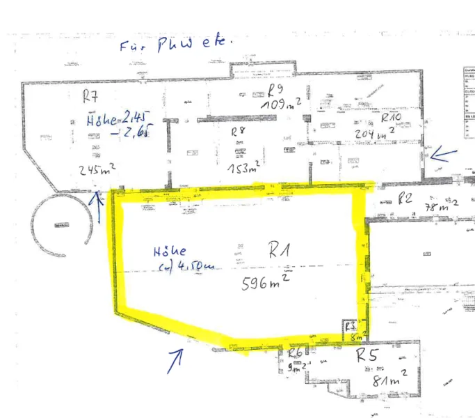 Hallenplan