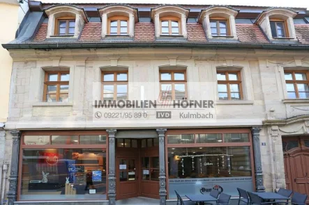 Außenansicht - Laden/Einzelhandel mieten in Kulmbach - Top modernes Ladengeschäft / Bäckerei in der Fußgängerzone zu vermieten