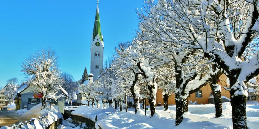 Weiler im Allgäu - eine Winteridylle