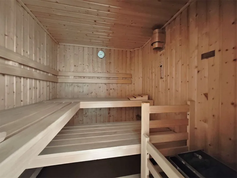 Zugang zur Sauna