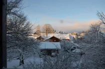 Blick vom Balkon Winter