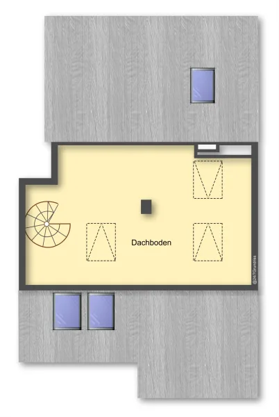 Grundriss Dachspitz