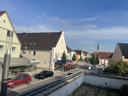 Aussicht Dachterasse - Wohnung mieten in Schwabmünchen - Große 3-Zimmer-Wohnung mitten in Schwabmünchen